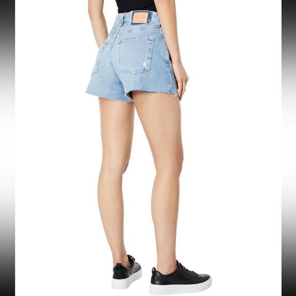 AG® Adriano Goldshmied Alexxis Jean Shorts in 23 Years Facade Patched, 32, NWT - Picture 2 of 11